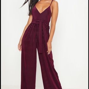 Maroon jumpsuit